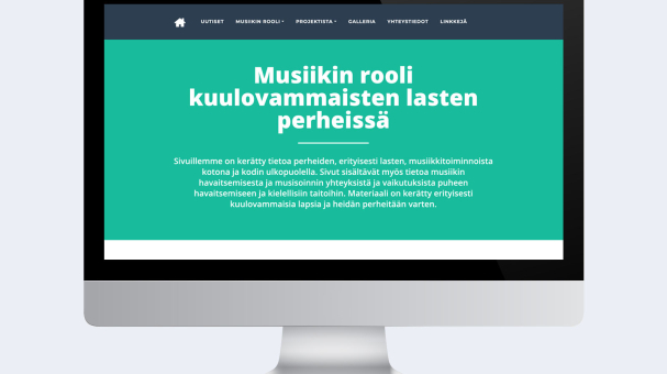 Musiikin rooli -verkkosivusto